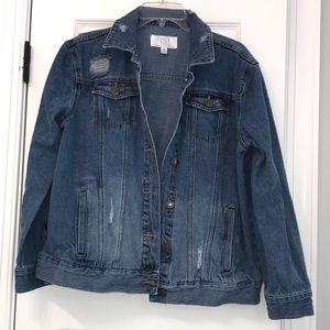 Time and Tru Button Down Denim Jacket Women’s Small